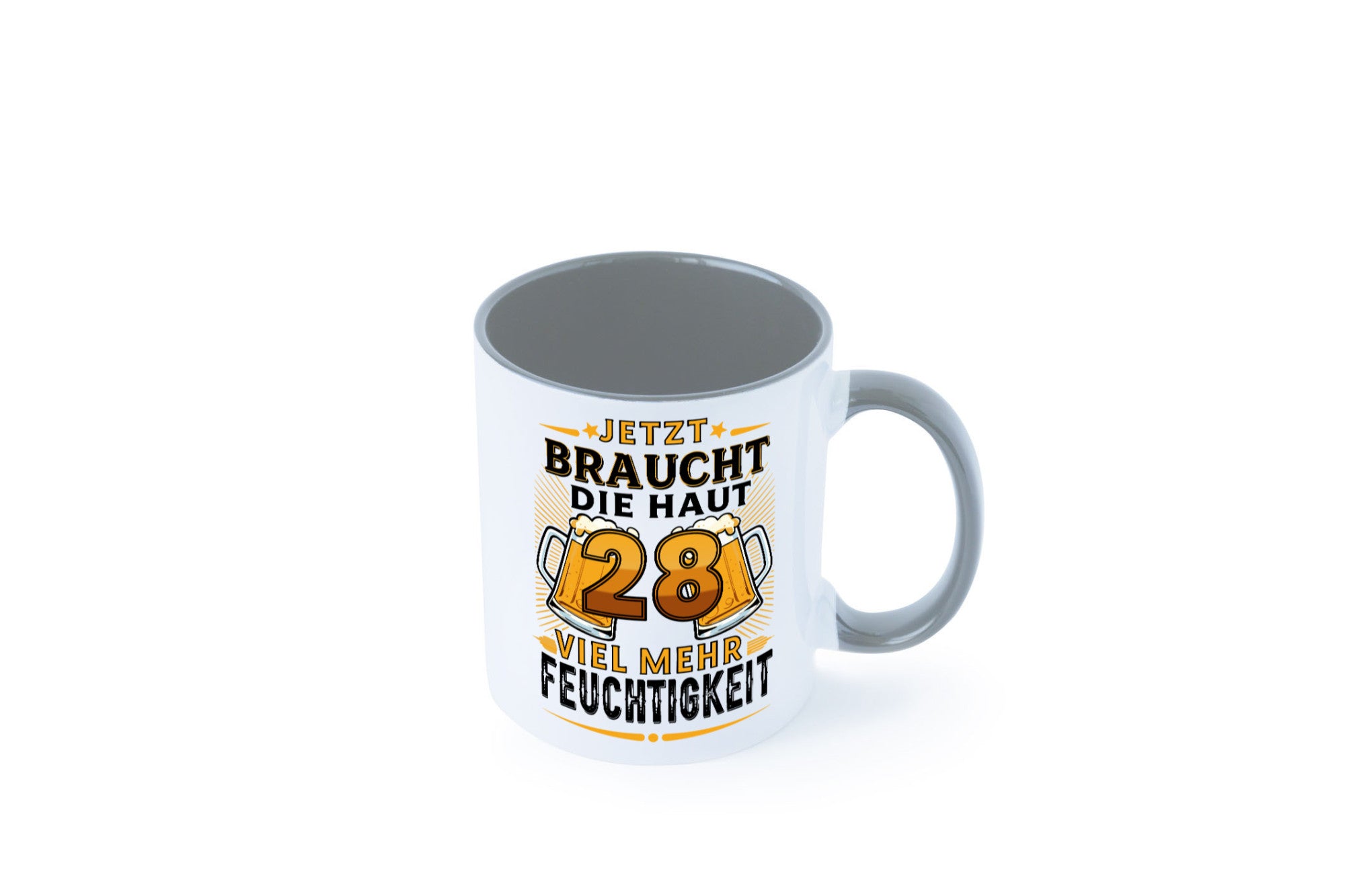 28 braucht die haut mehr Feuchtigkeit | 28. Geburtstag Humor Geschenkidee Tasse