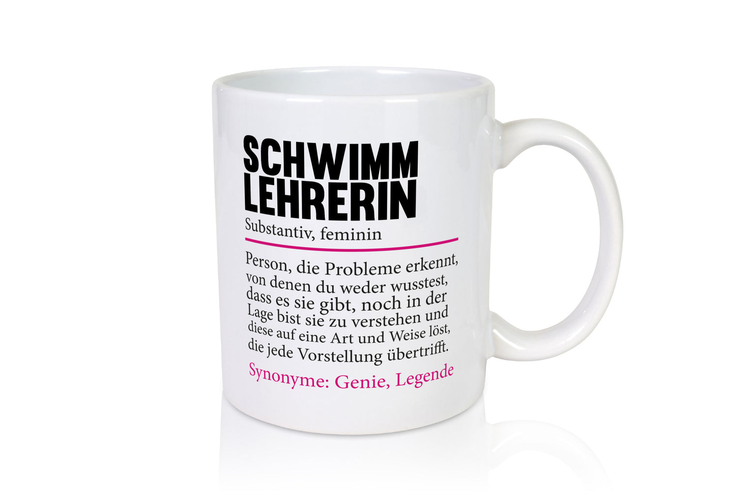 Schwimmlehrerin | schwimmen Lehrer Sport Spruch v2 Geschenk Humor Geschenkidee