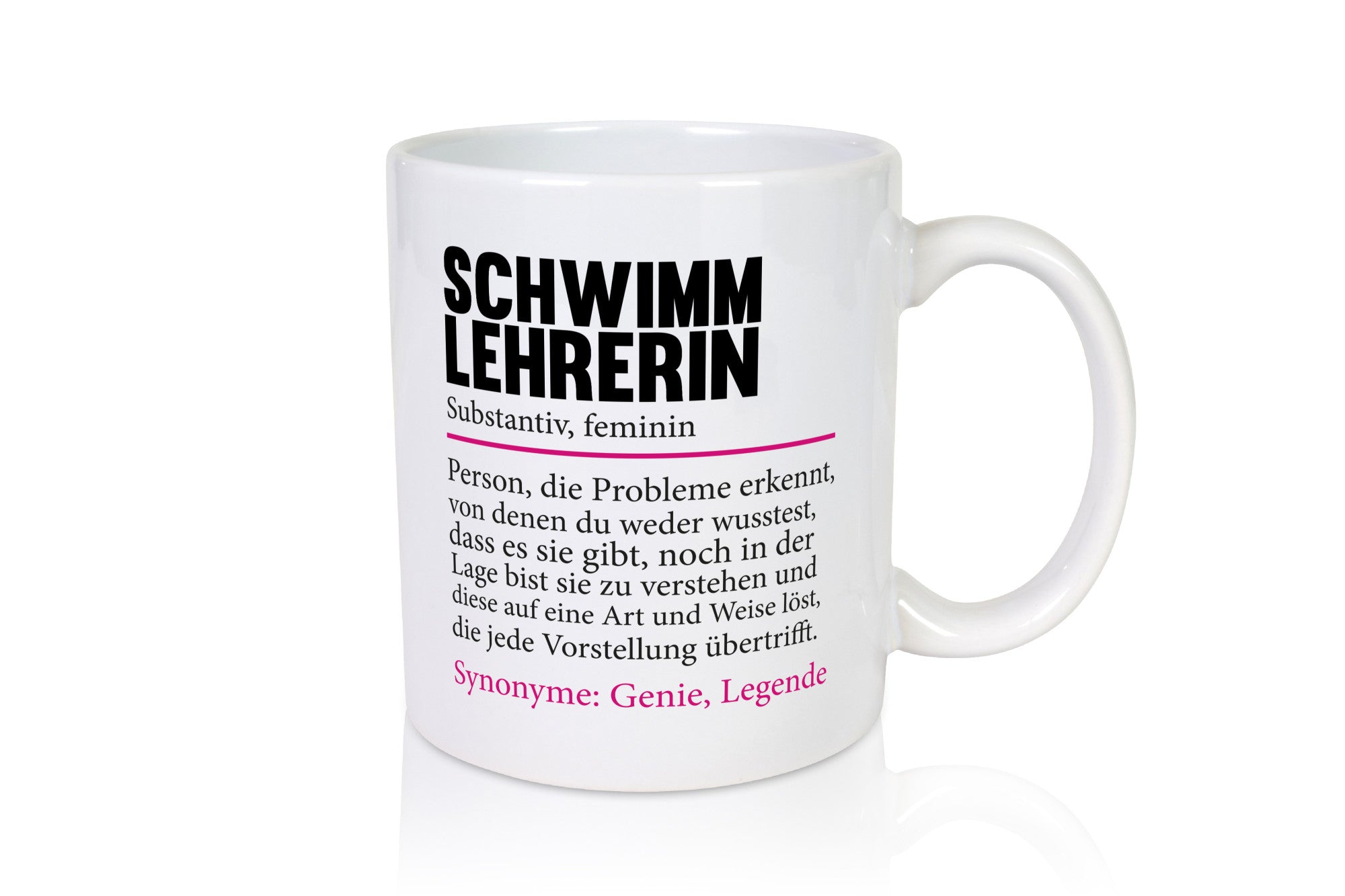 Schwimmlehrerin | schwimmen Lehrer Sport Spruch v2 Geschenk Humor Geschenkidee