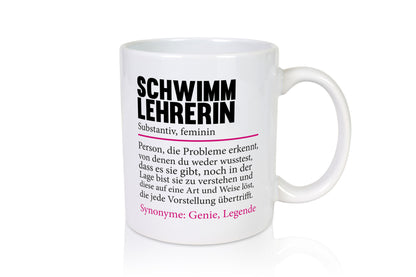 Schwimmlehrerin | schwimmen Lehrer Sport Spruch v2 Geschenk Humor Geschenkidee