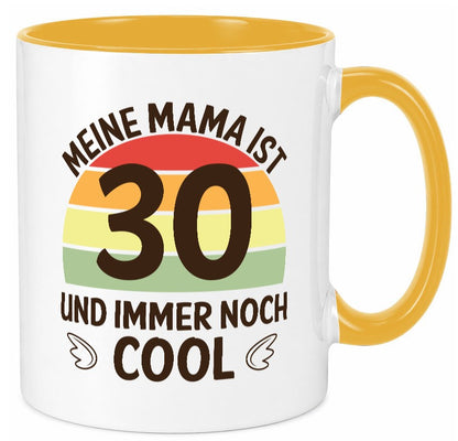 Mama 30, noch cool | Flügel lustig Familie Geschenkidee Geschenk Tasse