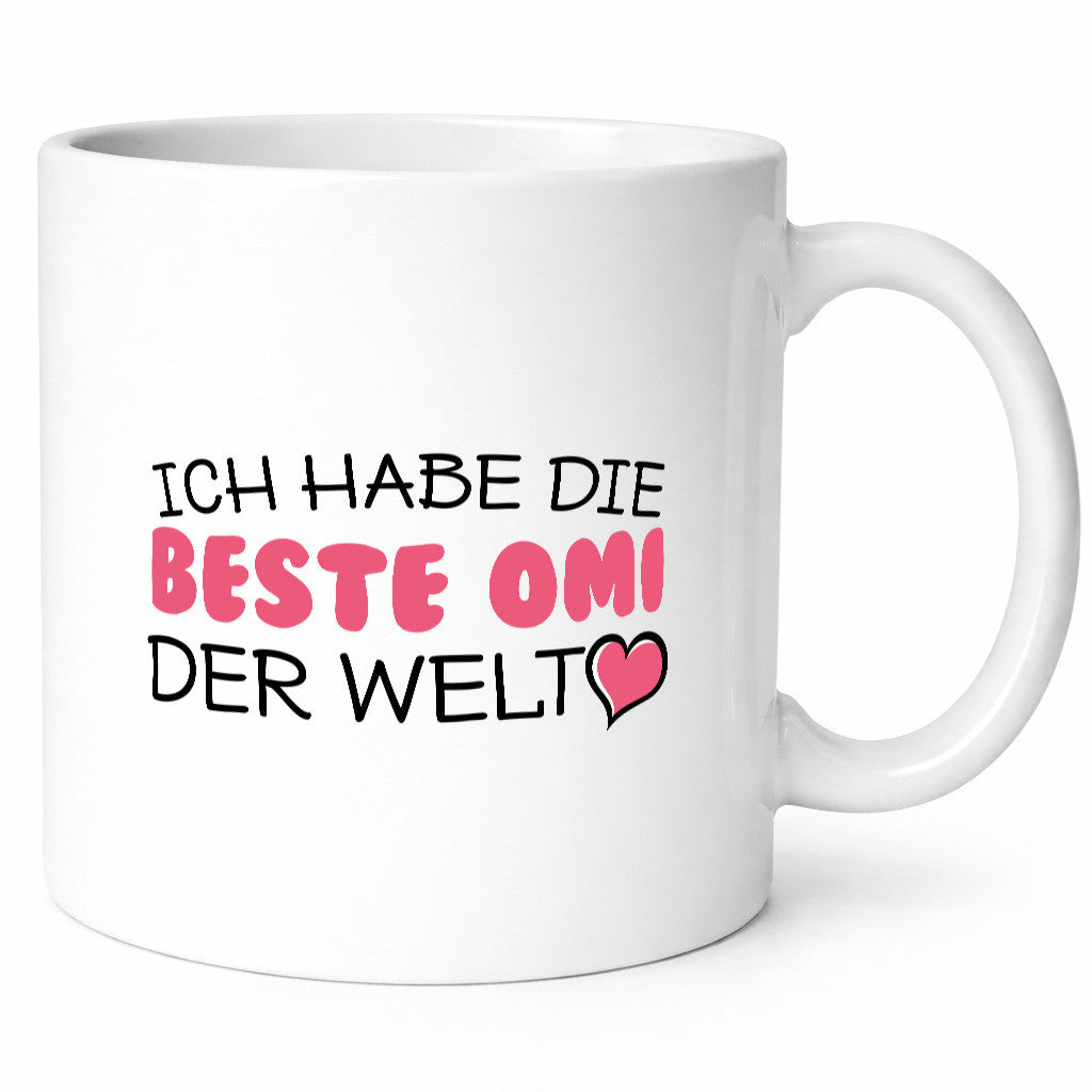 Beste Omi der Welt | Oma Tasse Geburtstag Muttertag lustig Familie Geschenkidee