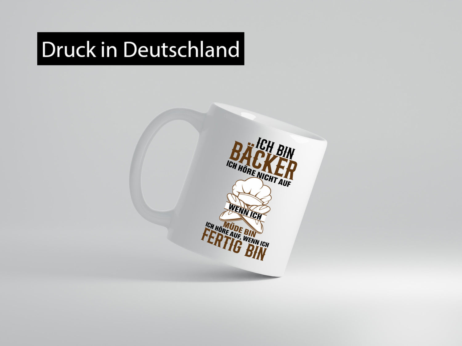 Bäcker hören nicht auf zu Backen Geschenkidee Humor Tasse