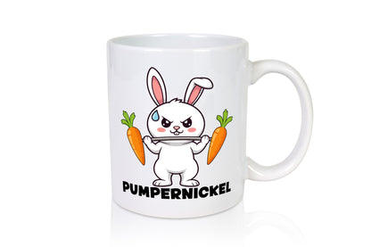 Pumpernickel | Krafttraining Kaninchen Fitness lustig Humor Geschenkidee