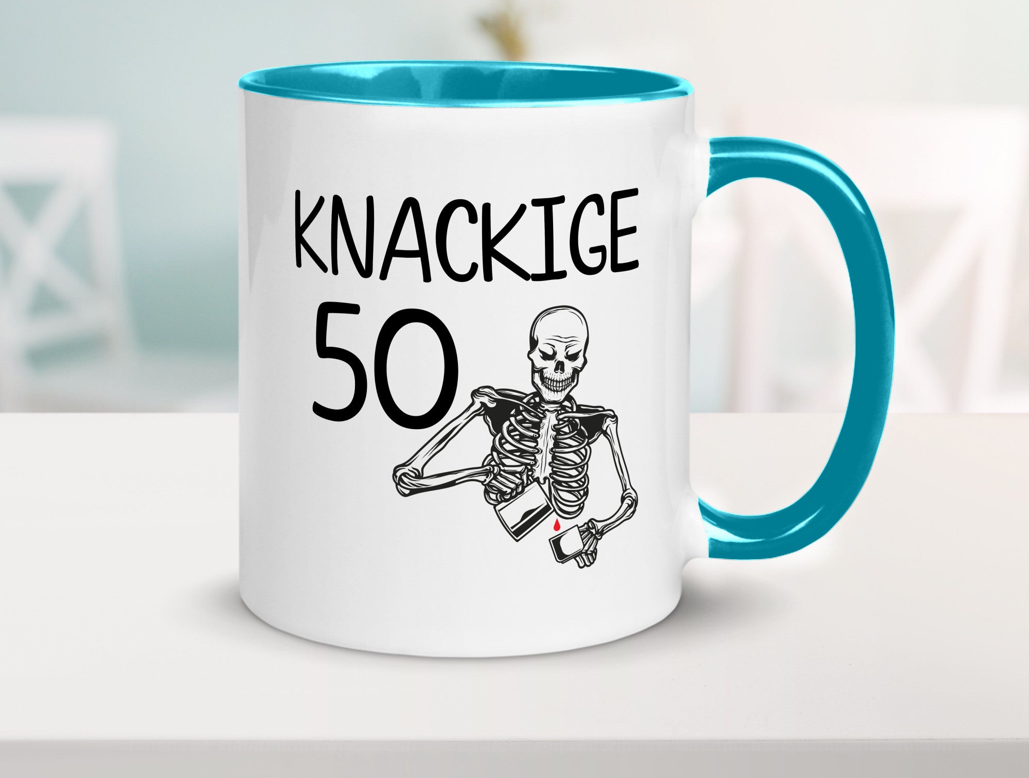 50. Geburtstag | Alt Knackig und Geschenk Geschenkidee lustiger Spruch Tasse