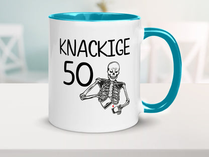 50. Geburtstag | Alt Knackig und Geschenk Geschenkidee lustiger Spruch Tasse