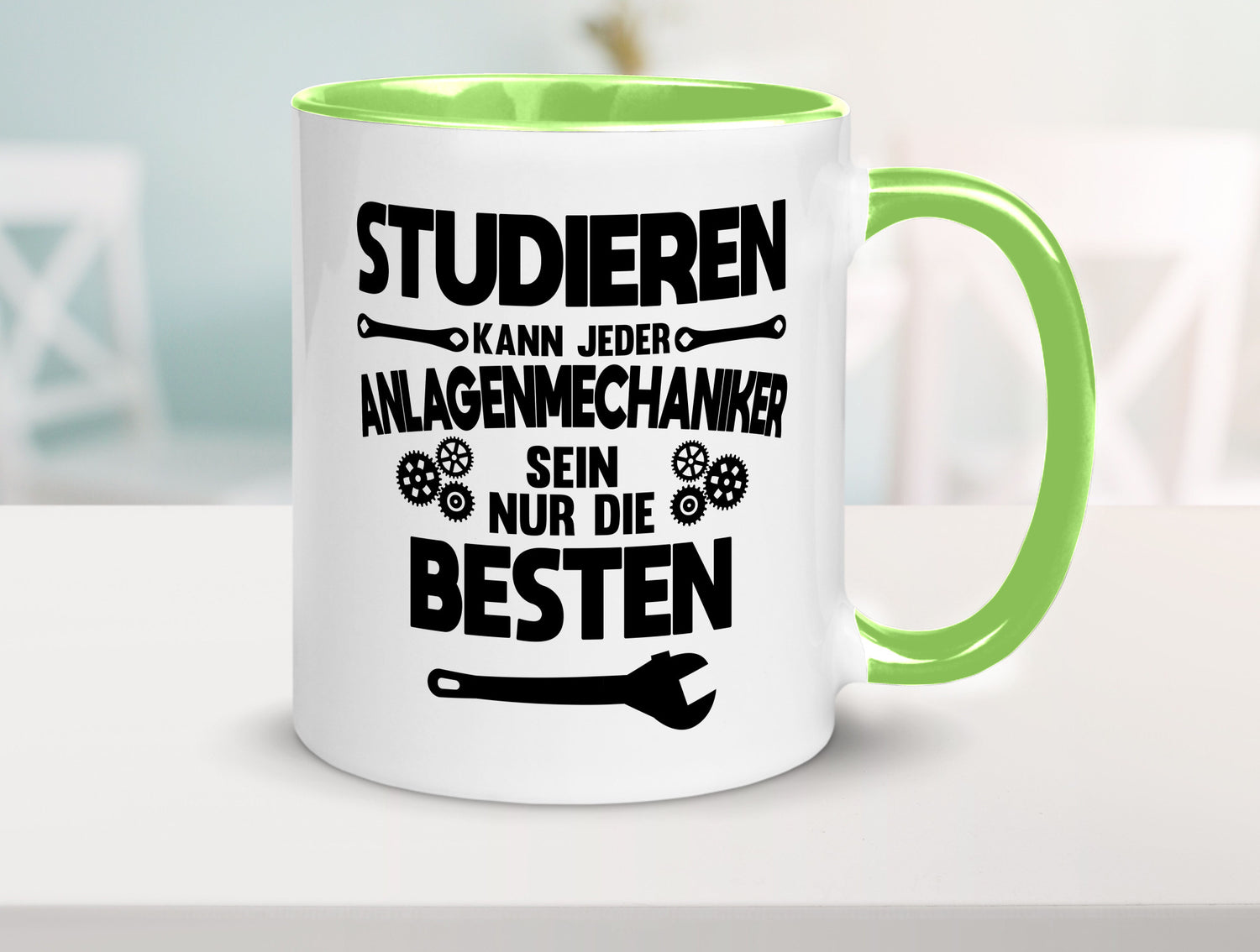 Nur die besten werden Anlagenmechaniker Humor Geschenkidee Tasse