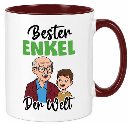 Bester Enkel | Großmutter Großvater Oma Opa lustiger Spruch Geschenk Familie