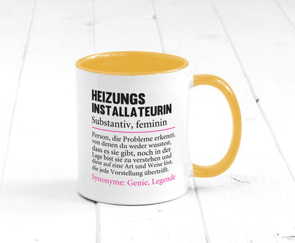 Heizungsinstallateurin | Beruf Spruch Heizung Geschenkidee Arbeit Kollegen Büro