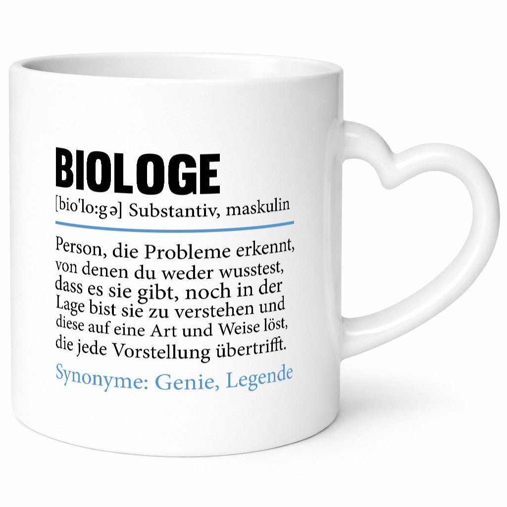 Biologe | Spruch Biologie Naturforscher Humor Geschenkidee Tasse