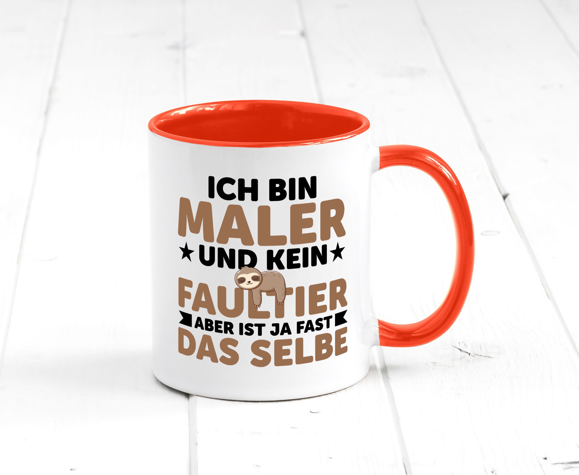 Ich bin kein Faultier: Maler | Malerei v2 lustiger Spruch Geschenk