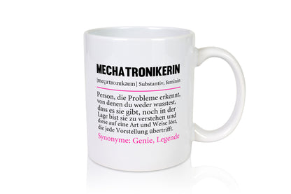 Mechatronikerin | Spruch KFZ Beruf Werkstatt Geschenkidee Arbeit Kollegen Büro