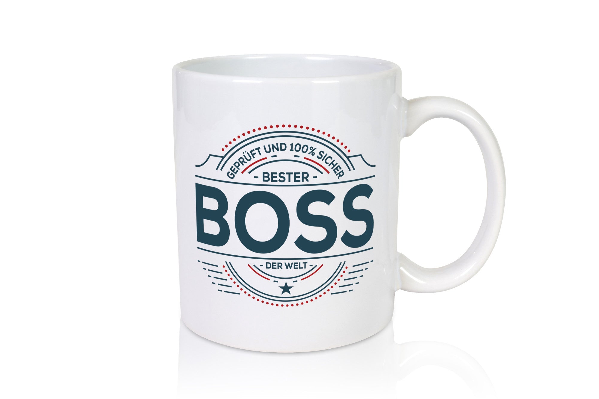 Geprüft und sicher: Boss | Führungskraft Vorgesetzter lustiger Spruch Geschenk