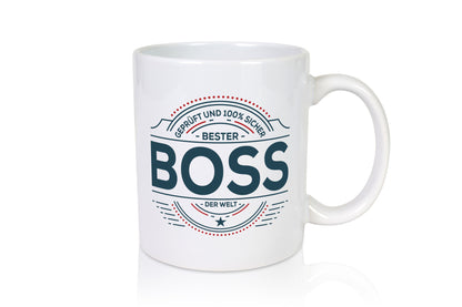 Geprüft und sicher: Boss | Führungskraft Vorgesetzter lustiger Spruch Geschenk
