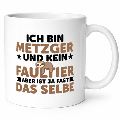 Ich bin kein Faultier: Metzger | Fleischer Metzgerei v2 Geschenkidee