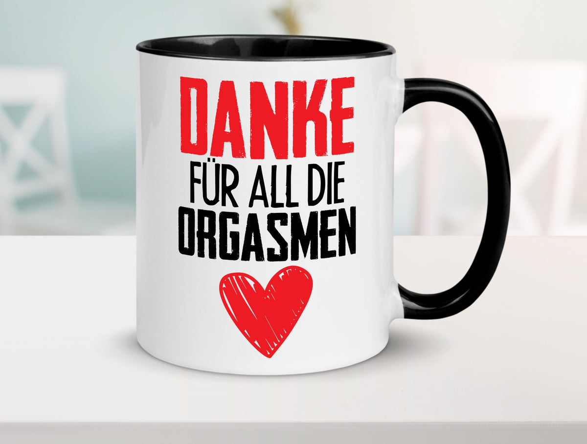 Orgasmus Tasse Geschenkidee Humor
