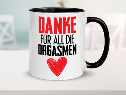 Orgasmus Tasse Geschenkidee Humor