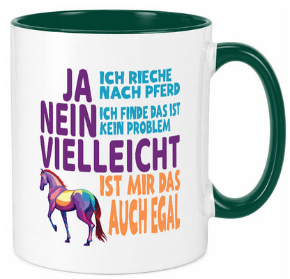 Ja ich Rieche nach Pferd | Reiten Pferdestall lustiger Spruch Geschenk Humor