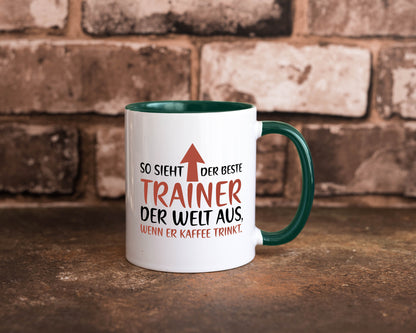 So sieht Bester Trainer der Welt aus | Kaffee Humor Geschenkidee Tasse