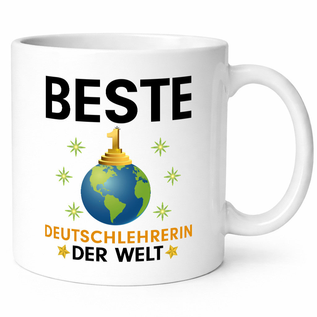 Welt Beste Deutschlehrerin | Lehrer lustig Humor Geschenkidee Geschenk Tasse