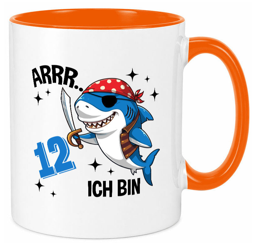 12. Geburtstag | 12 Jahre Arr Pirat Hai Piraten Geschenk Geschenkidee lustiger