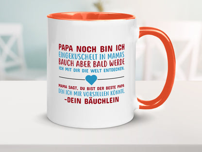 Schwangerschaft | Vaterschaft Tasse Papa Spruch Geschenk Familie Geschenkidee