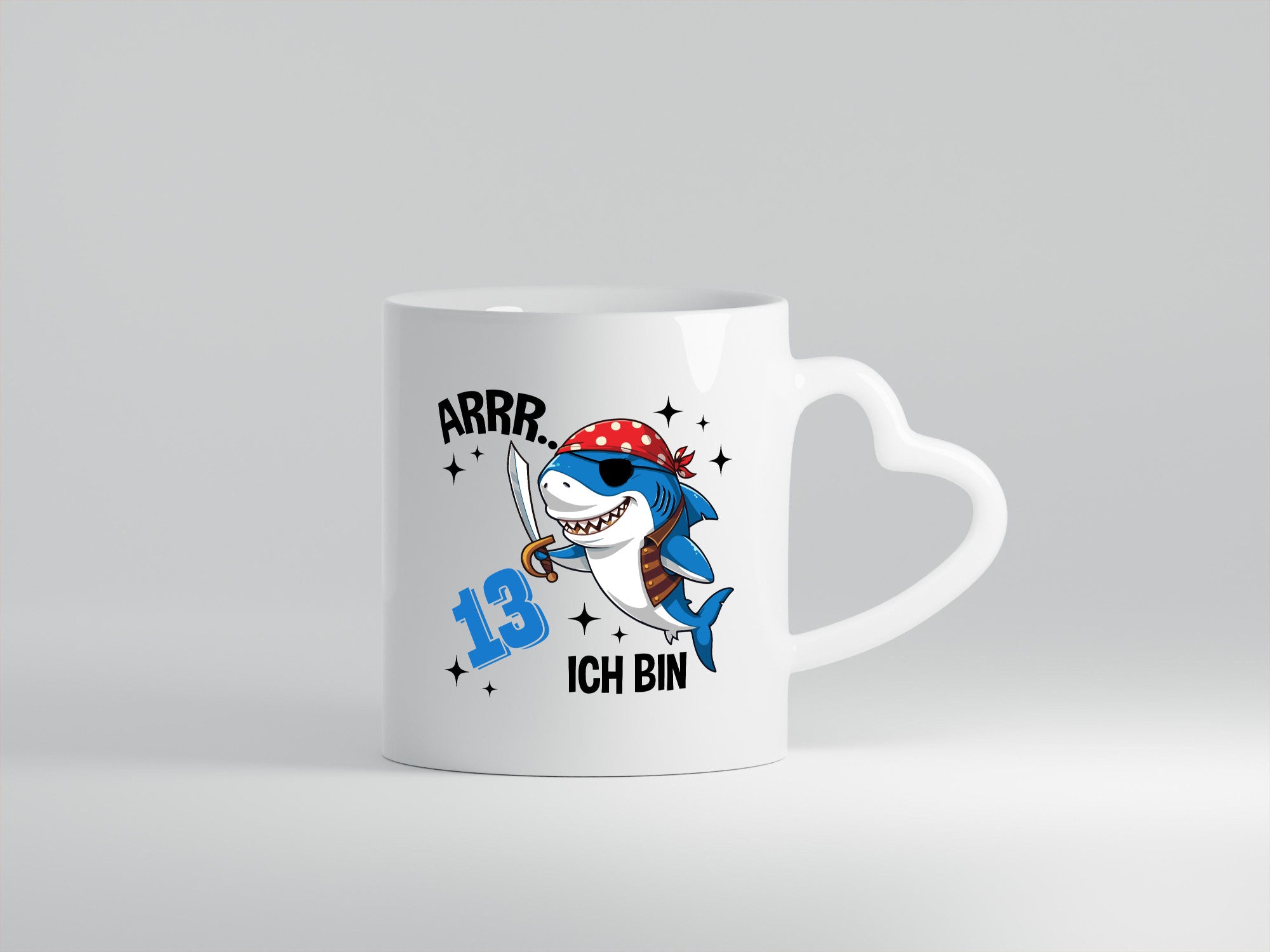 13. Geburtstag | 13 Jahre Arr Pirat Hai Piraten lustig Geschenkidee Geschenk