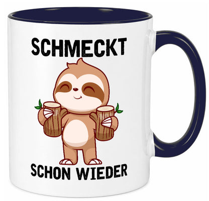 Schmeckt schon wieder | Frankfurt Hessen v2 Geschenkidee Humor Tasse
