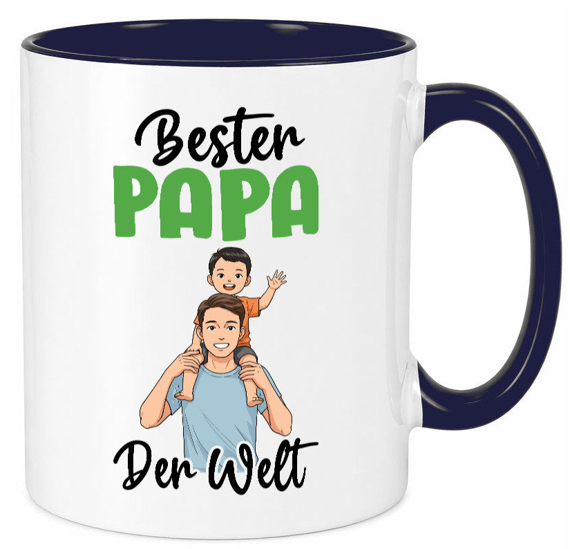 Bester Papa | Vatertag Daddy Familie lustiger Spruch Geschenk Geschenkidee Tasse