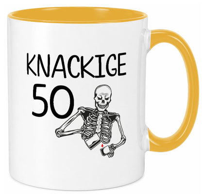 50. Geburtstag | Alt Knackig und Geschenk Geschenkidee lustiger Spruch Tasse