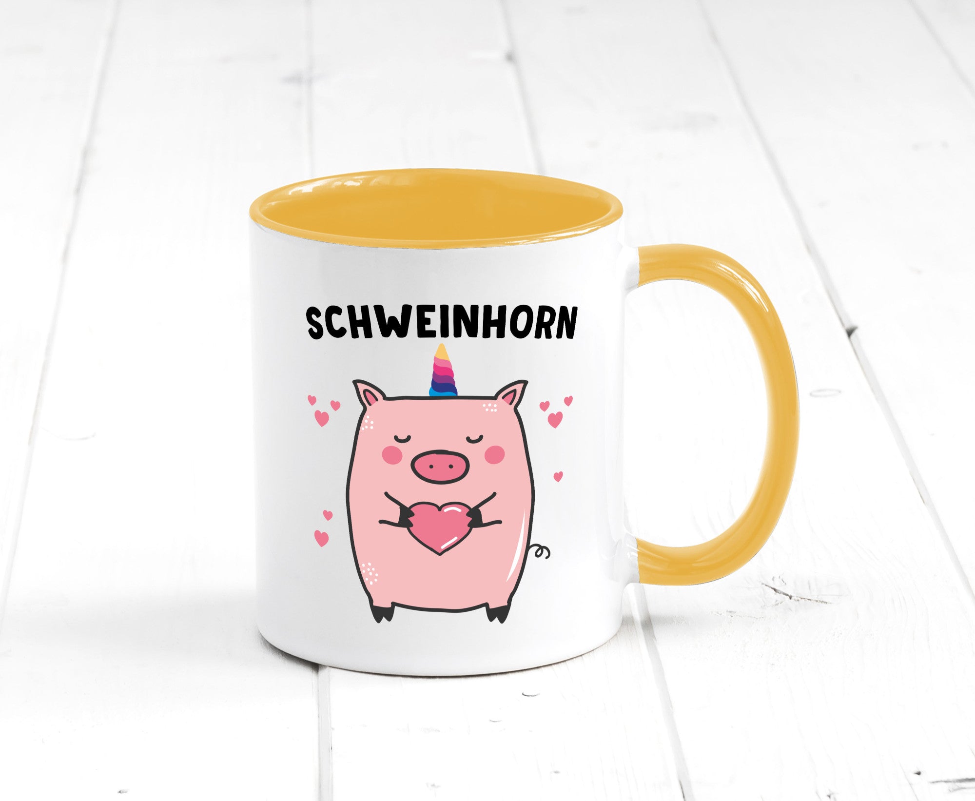 Schweinhorn lustig Humor Geschenkidee Geschenk Tasse