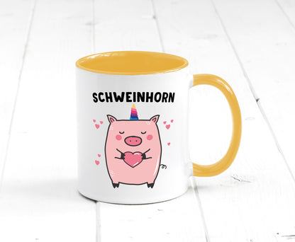 Schweinhorn lustig Humor Geschenkidee Geschenk Tasse