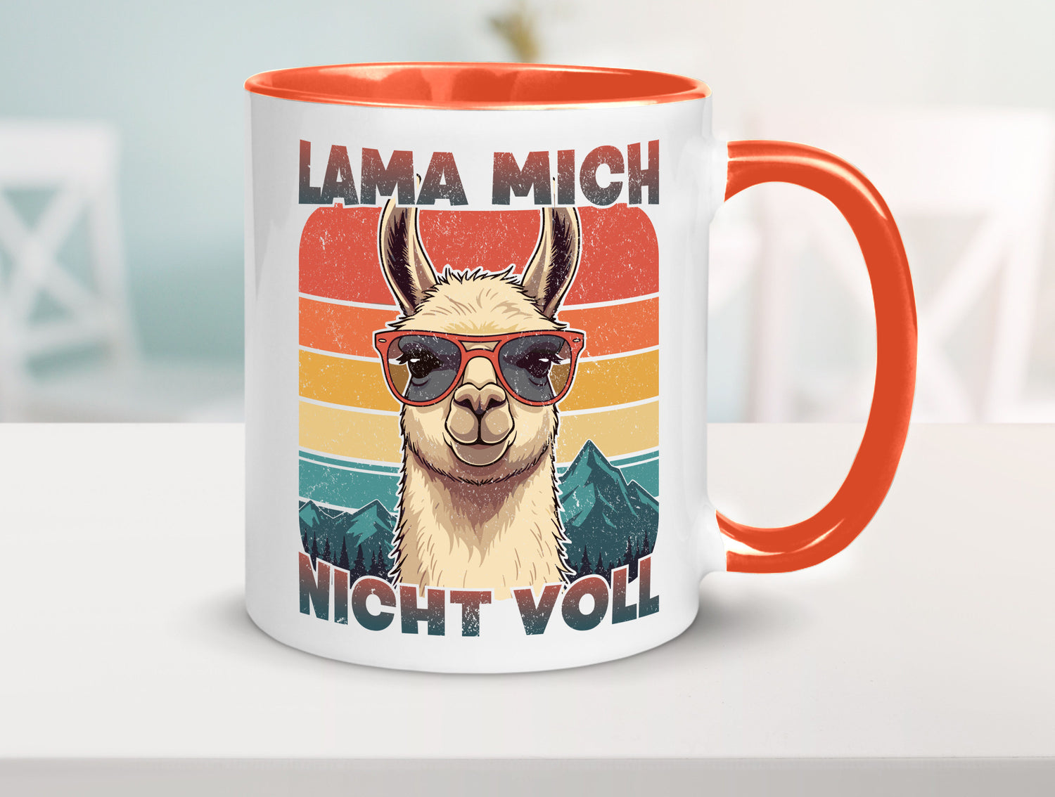 Lama mich nicht voll | Alpaka Kamel Retro lustig Humor Geschenkidee Geschenk