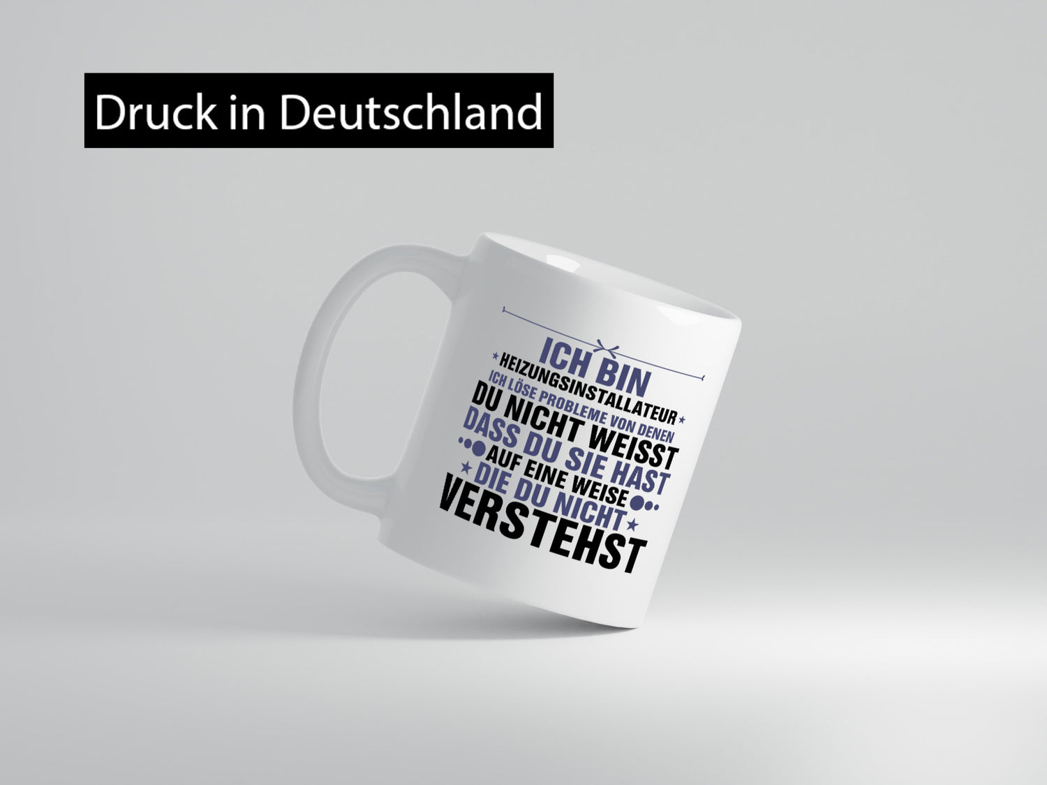 Löse Probleme: Heizungsinstallateur | Heizungsbauer lustiger Spruch Geschenk