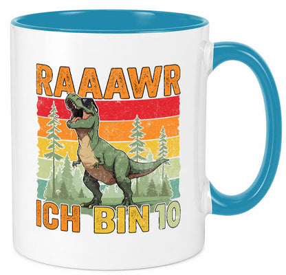 10. Geburtstag | 10 Jahre rarrrr ich bin Dinosaurier lustig Geschenkidee