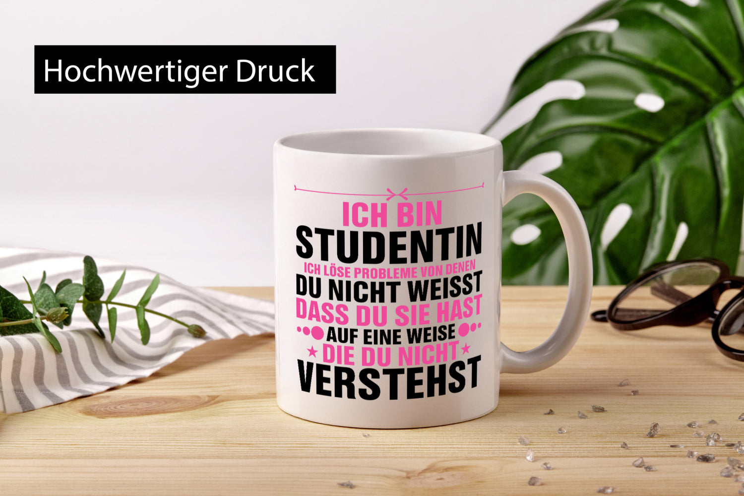 Löse Probleme: Studentin | Uni Studium Universität lustig Humor Geschenkidee