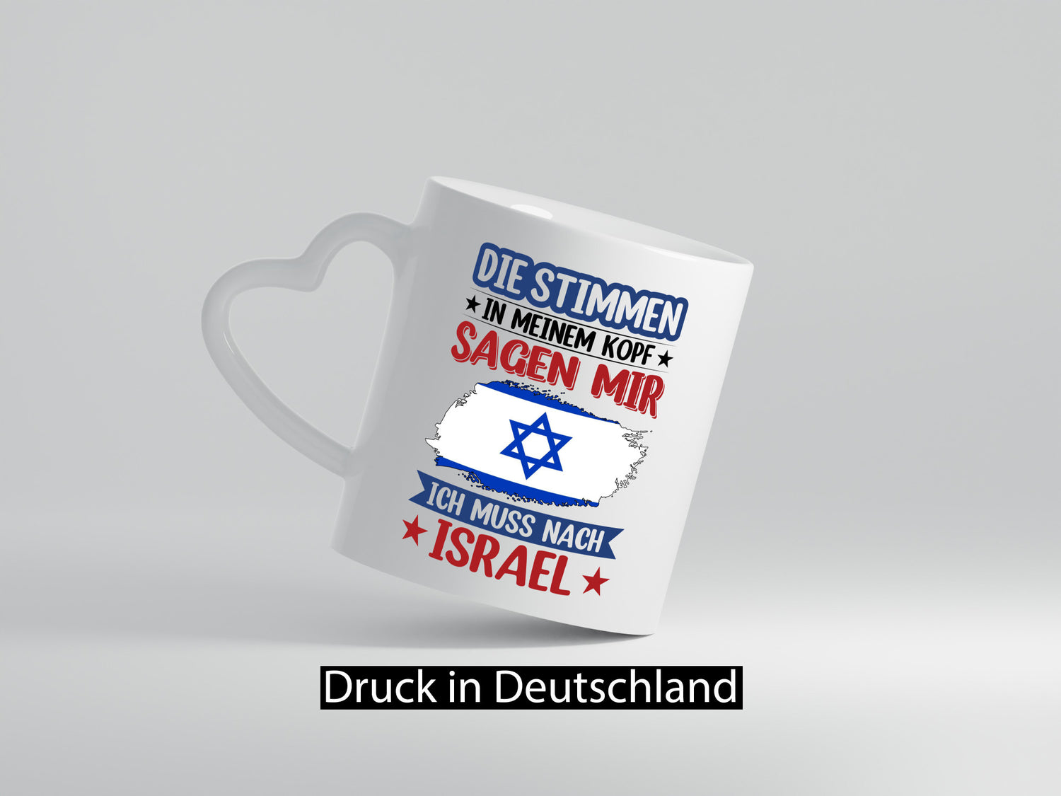 Israel | Urlaub Stimmen in meinem Kopf Traumland lustig Humor Geschenkidee