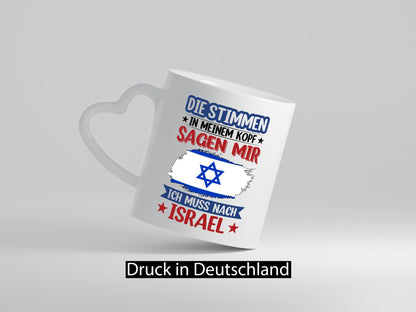 Israel | Urlaub Stimmen in meinem Kopf Traumland lustig Humor Geschenkidee