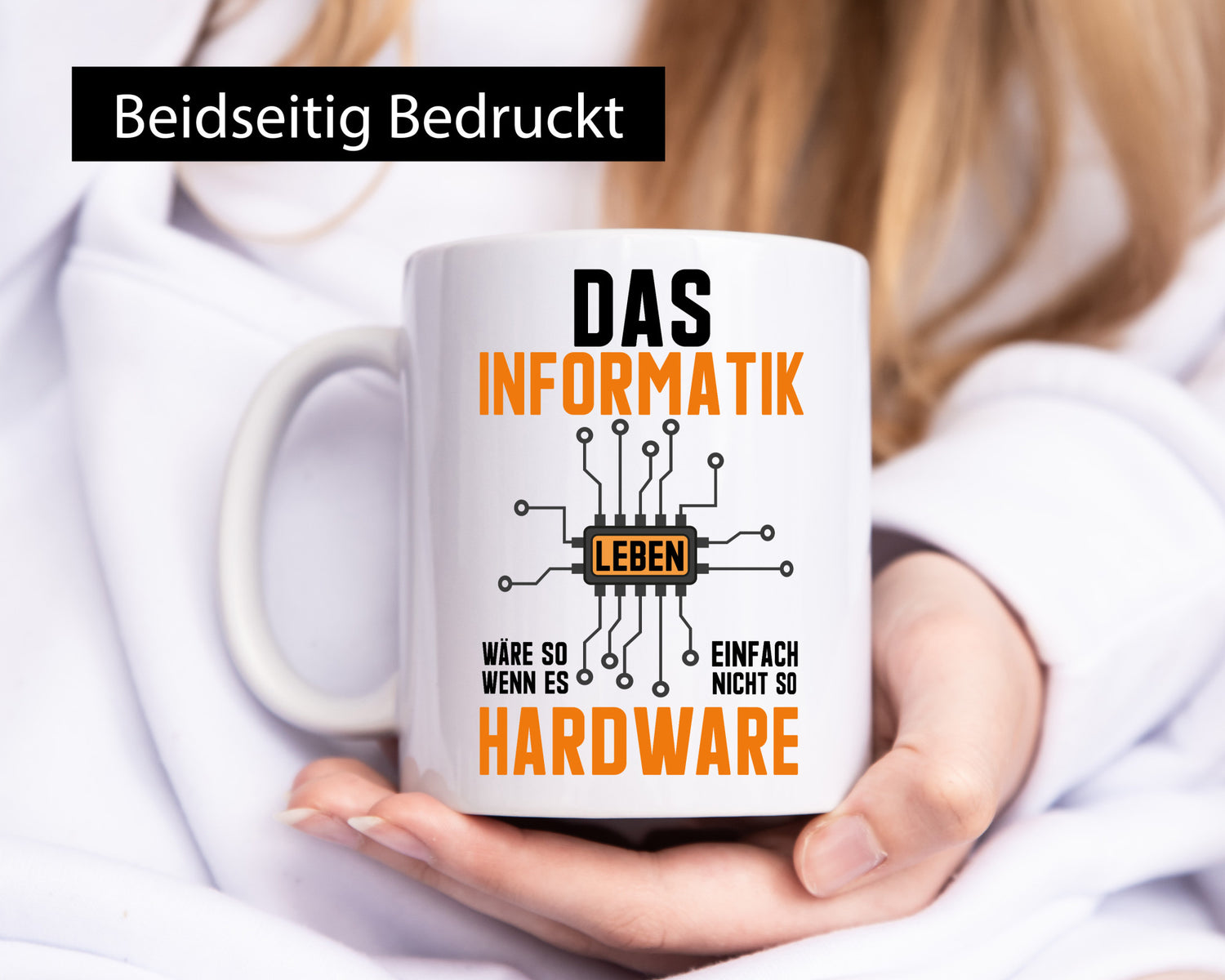 Informatik Leben | Hardware Nerd Software Entwickler Geschenkidee Humor Tasse