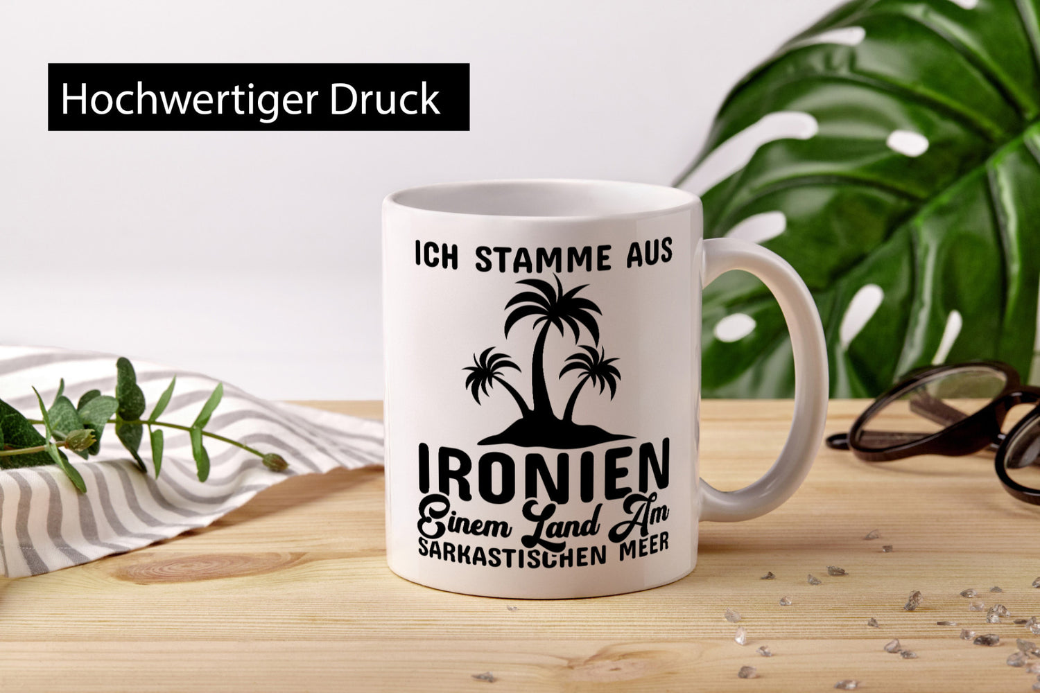 Ich stamme aus Ironien lustig Humor Geschenkidee Geschenk Tasse