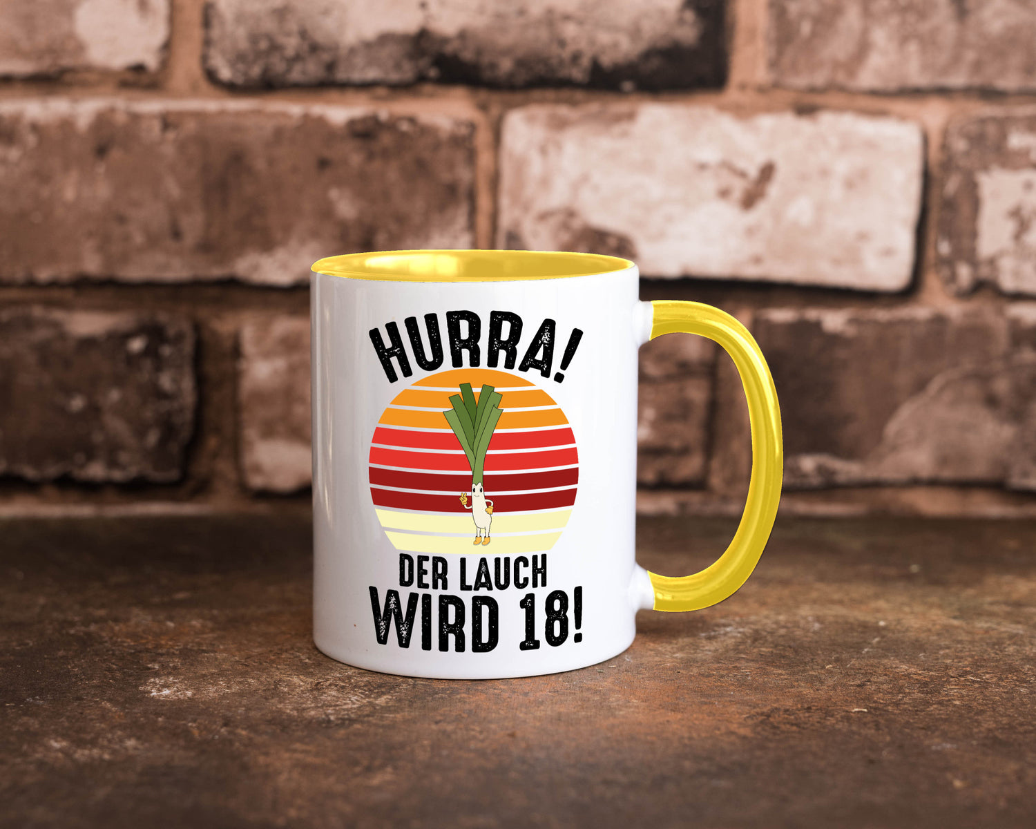 Hurra der lauch wird 18 | 18. Geburtstag Ehrentag lustiger Spruch Geschenk