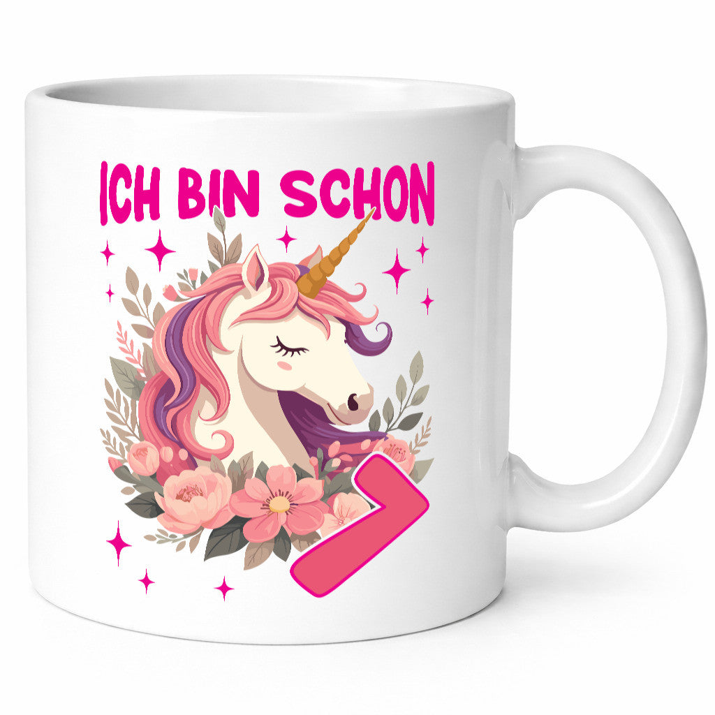 7. Geburtstag | 7 Jahre Einhorn Mädchen lustiger Spruch Geschenk Geschenkidee