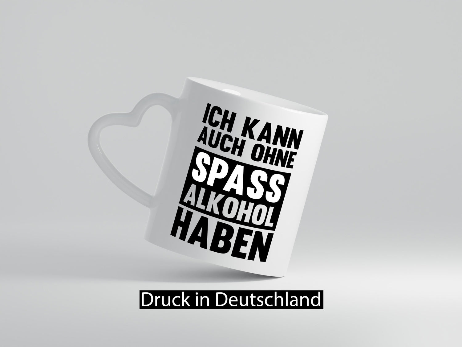 Ich kann auch ohne Spass Alkohol haben | Party lustiger Spruch Geschenk Humor