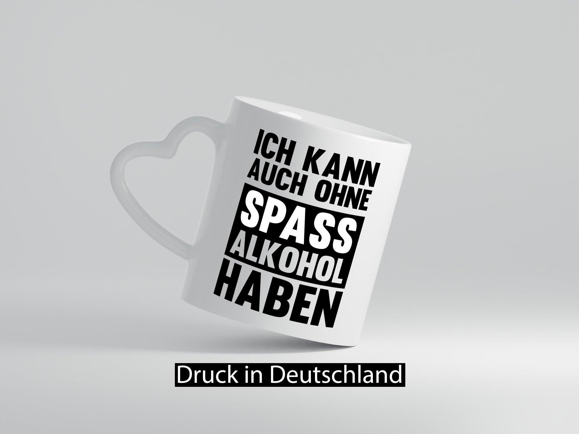 Ich kann auch ohne Spass Alkohol haben | Party lustiger Spruch Geschenk Humor