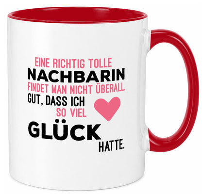 Tolle Nachbarin | Freundschaft gute Nachbarschaft Humor Geschenkidee Tasse