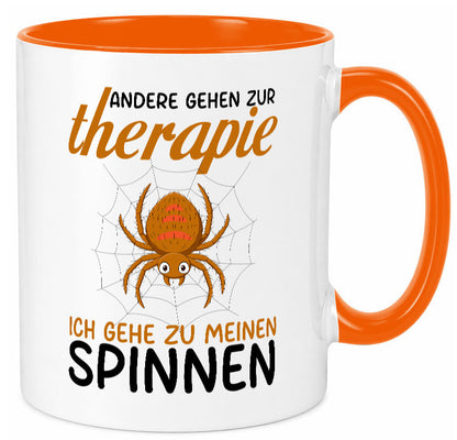 Ich gehe zu meinen Spinnen | Spinnenliebhaber lustiger Spruch Geschenk Humor Tasse