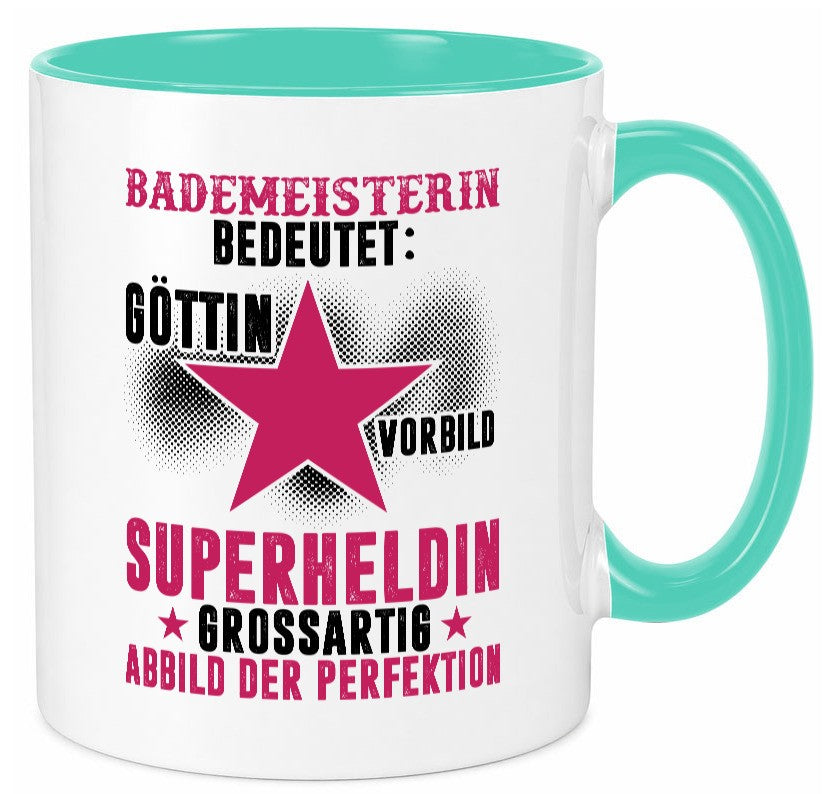 Bedeutung von Bademeisterin | Schwimmmeisterin lustiger Spruch Geschenk Humor Tasse