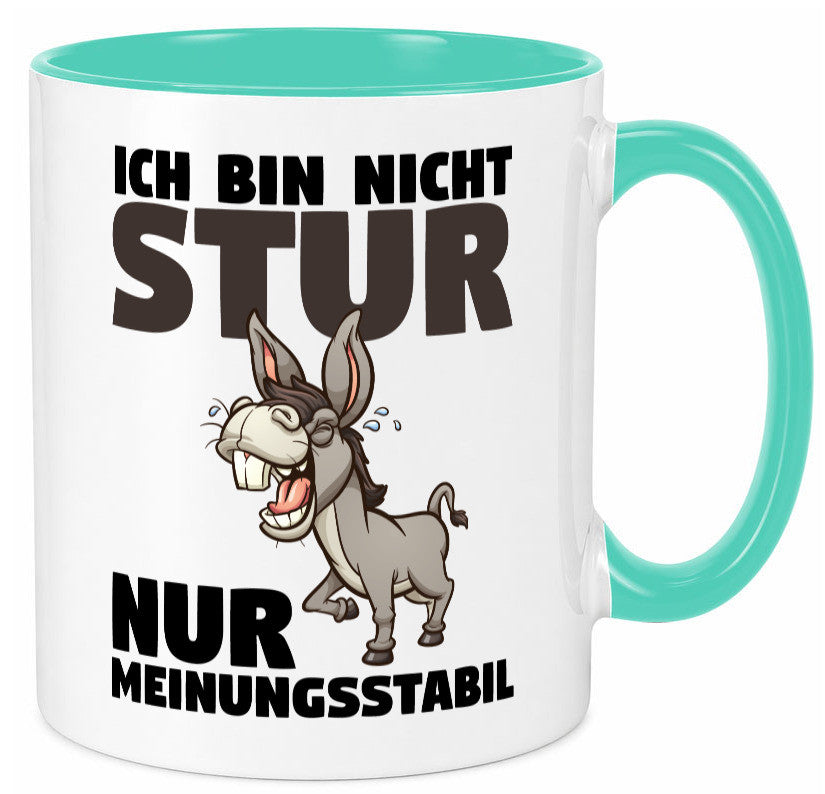 Sturer Esel | Sturkopf Tasse Dickkopf Spruch Humor lustiger Geschenk