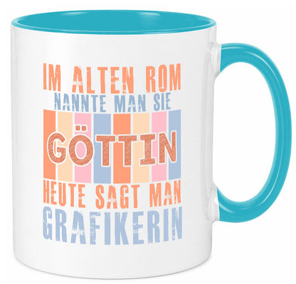 Heute sagt man: Grafikerin | Grafik Design Geschenk Humor Geschenkidee lustiger