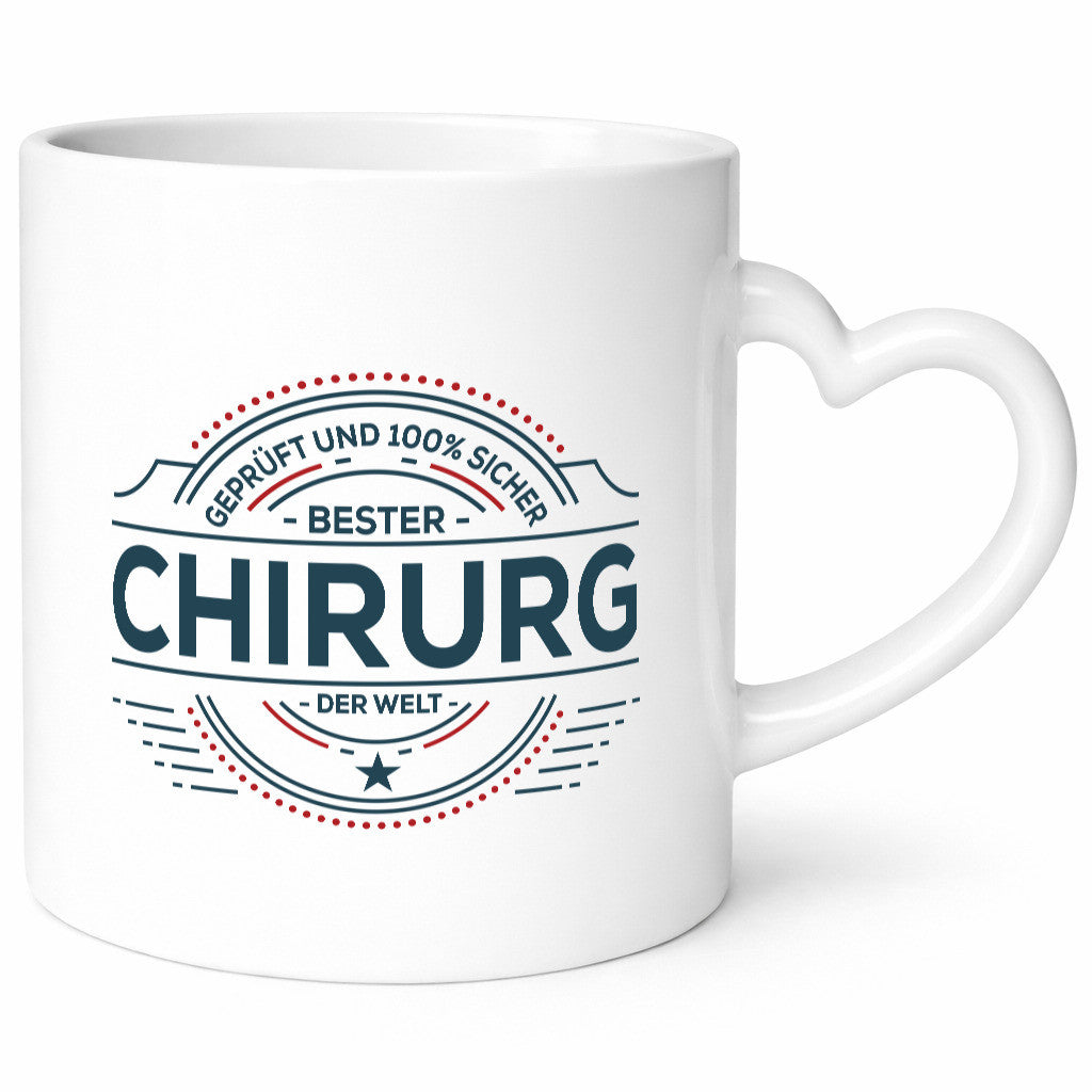 Geprüft und sicher: Chirurg | Medizin Chirurgie lustiger Spruch Geschenk Humor